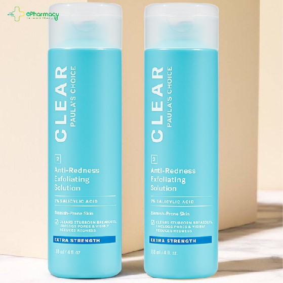 Paula's Choice Clear Extra Strength 2% Salicylic Acid Tẩy da chết ngăn ngừa mụn sưng viêm chuyên sâu Paulas Choice