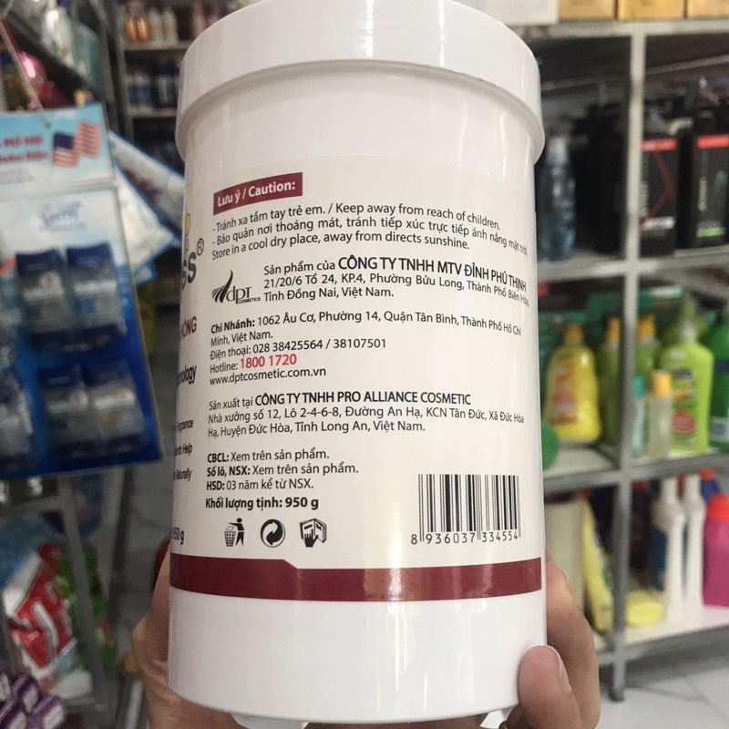 Kem hấp dầu O’nalyss hoa Hồng 950g