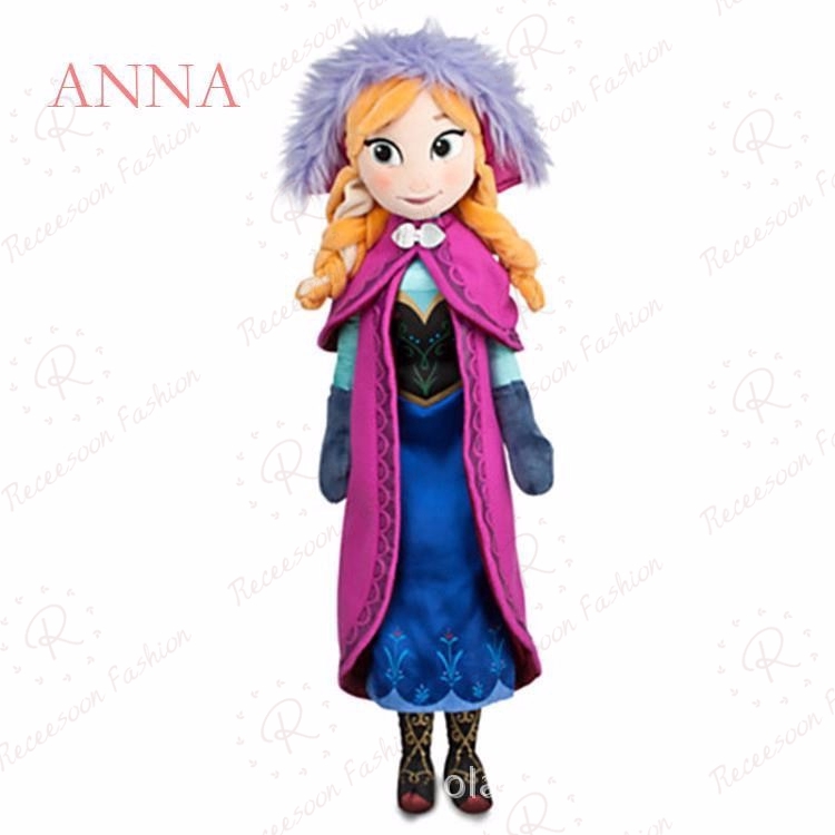 Disney Frozen Queen Elsa Princess Anna Stuffed Doll Toys Stuffed Plush Girl Toys Gi