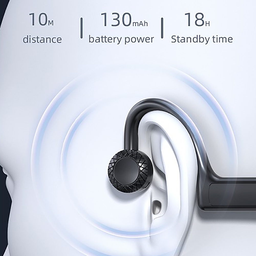 Tai Nghe Nkodok Ks-19 Bluetooth Truyền Âm Qua Xương Chống Thấm Nước Kiểu Dáng Thể Thao