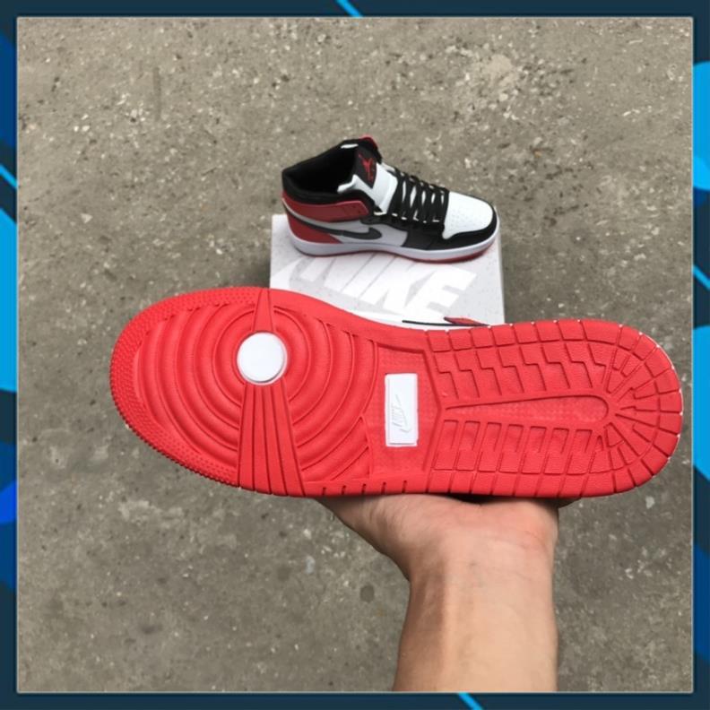 Giày jd đỏ đen cao cổ giày thể thao nam nữ full size - HTSHOE
