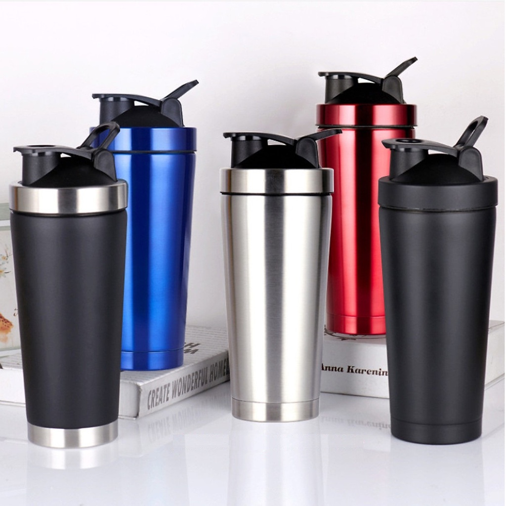 [Tặng Kèm Lắc Lò Xo - Màu Xanh Ngọc] Bình Lắc Tập Gym Inox 304 800ml – Màu Xanh Ngọc – Bình Lắc Tập Gym Yoga Thể Thao