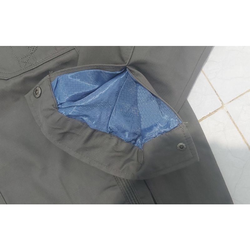 Áo khoác kaki cổ đứng trung niên hàng quảng châu cao cấp