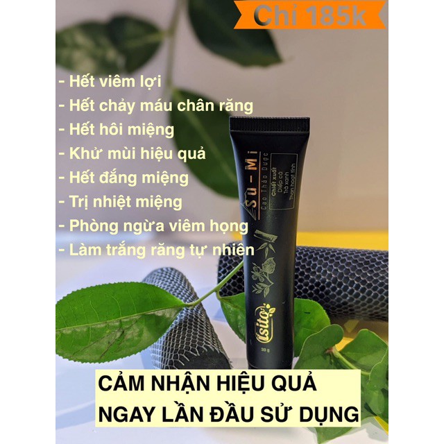 Cao Thảo Dược SUMI 30gr Kem Đánh Răng Cao Súc Miệng Hết Hôi Miệng, Nhiệt Miệng, Chảy Máu Chân Răng chỉ sau 1 tuần DASATA