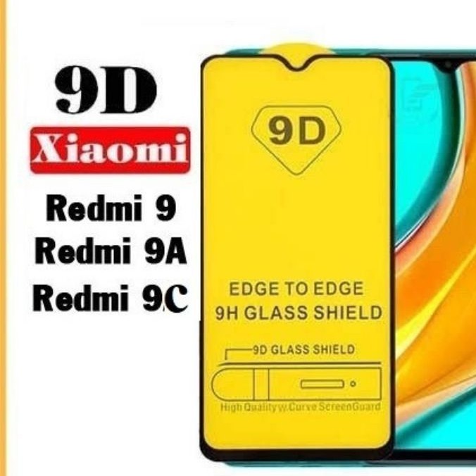 kính cường lực full màn 9D xiaomi redmi 10C / redmi 9 / redmi 9A / redmi 9C