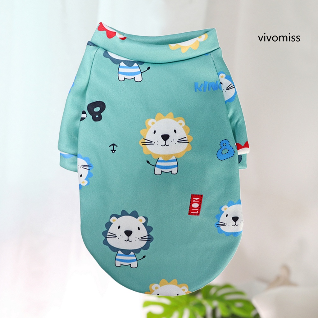 Áo giữ ấm họa tiết hoạt hình dễ thương dành cho thú cưng