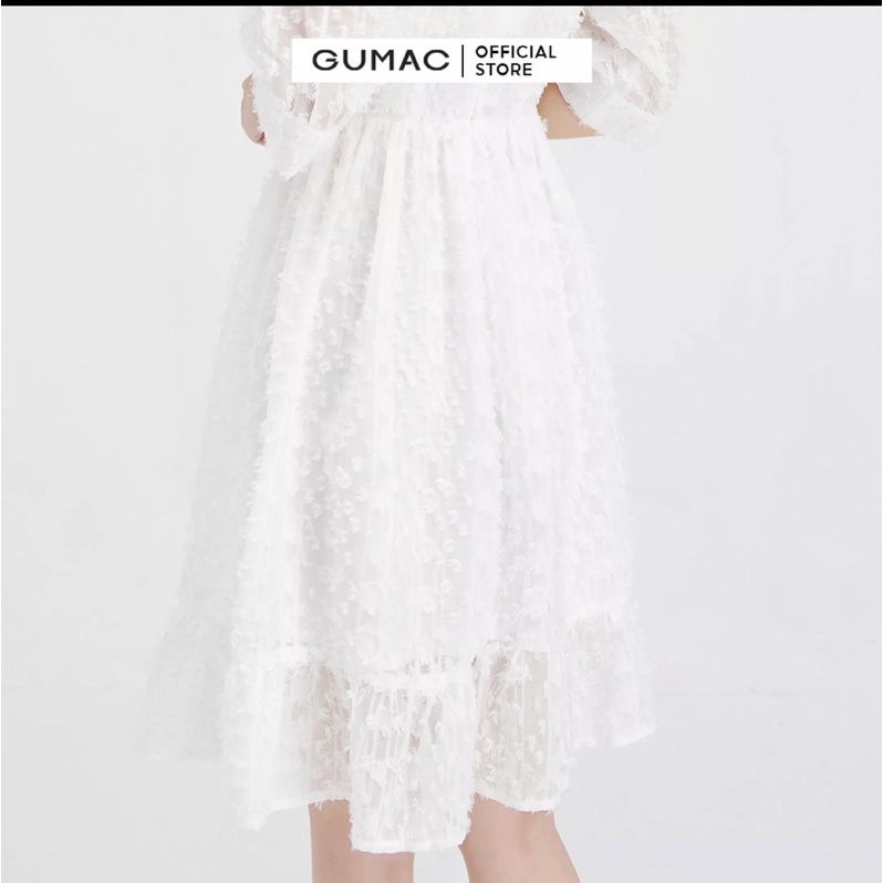 Thanh lý đầm trắng tay phồng công chúa Gumac newtag