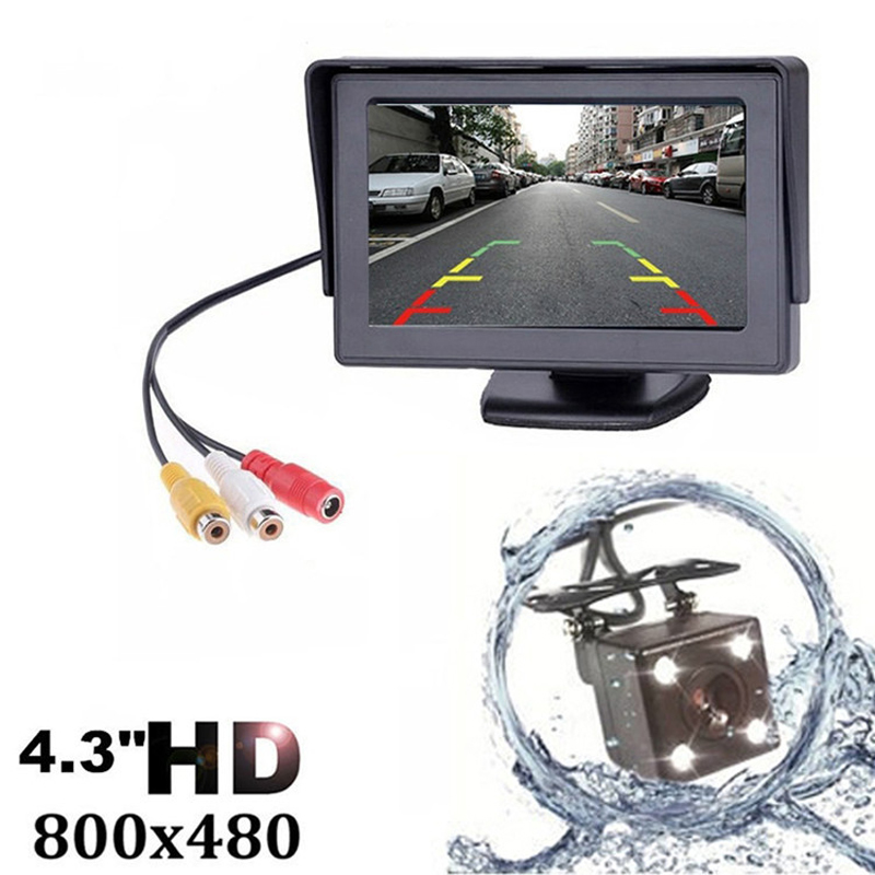 Camera Lùi Xe Hd 170 + Màn Hình 4.3 "tft Lcd