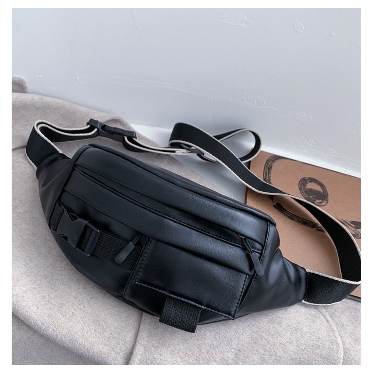 Túi đeo chéo, túi bao tử, túi unisex chất liệu da - TKM STORE | BigBuy360 - bigbuy360.vn