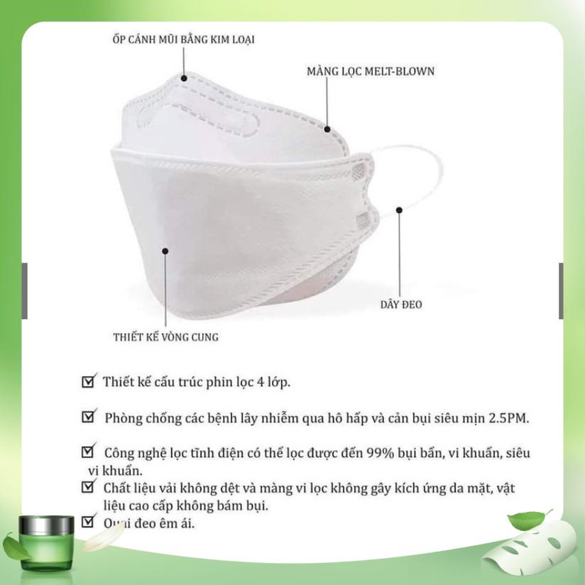 khẩu trang kf94 nam anh loại 4d new ( 1 túi 10 cái )