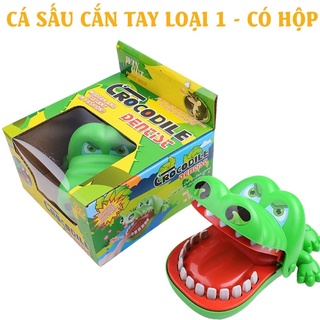 Đồ chơi cá sấu cắn tay - đồ chơi khám răng giải trí vui nhộn cho bé