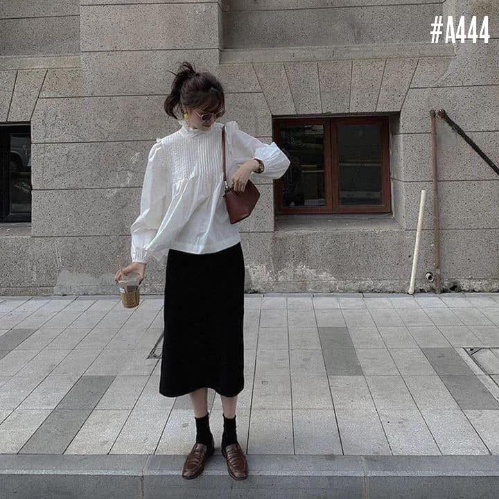 [Mã WASKT304 giảm 15% tối đa 30K đơn 99K] Áo sơ mi tiểu thư form babydoll thoải mái | BigBuy360 - bigbuy360.vn