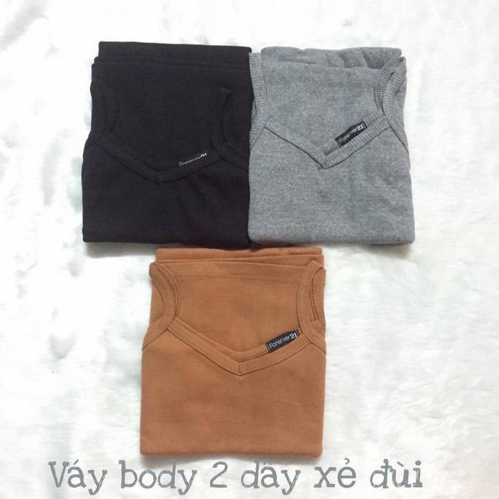 Đầm hai dây đầm body 2 dây xẻ đùi đầm 2 dây cổ tim | BigBuy360 - bigbuy360.vn