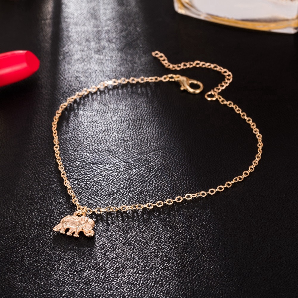 [Mã FAMAYFA giảm 10K đơn 50K] Lắc Chân Mạ Bạc Gắn Mặt Hình Voi Xinh Xắn Cho Nữ | BigBuy360 - bigbuy360.vn