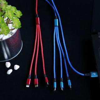 Cáp Sạc 3 Trong 1 Cổng Usb Type C Cho Android Iphone