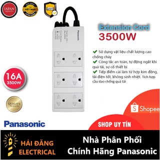 Ổ Cắm Có Dây Panasonic - 6 ổ cắm tiêu chuẩn Nhật Bản - Chống quá tải, vật liệu chống cháy - Made in Thailand