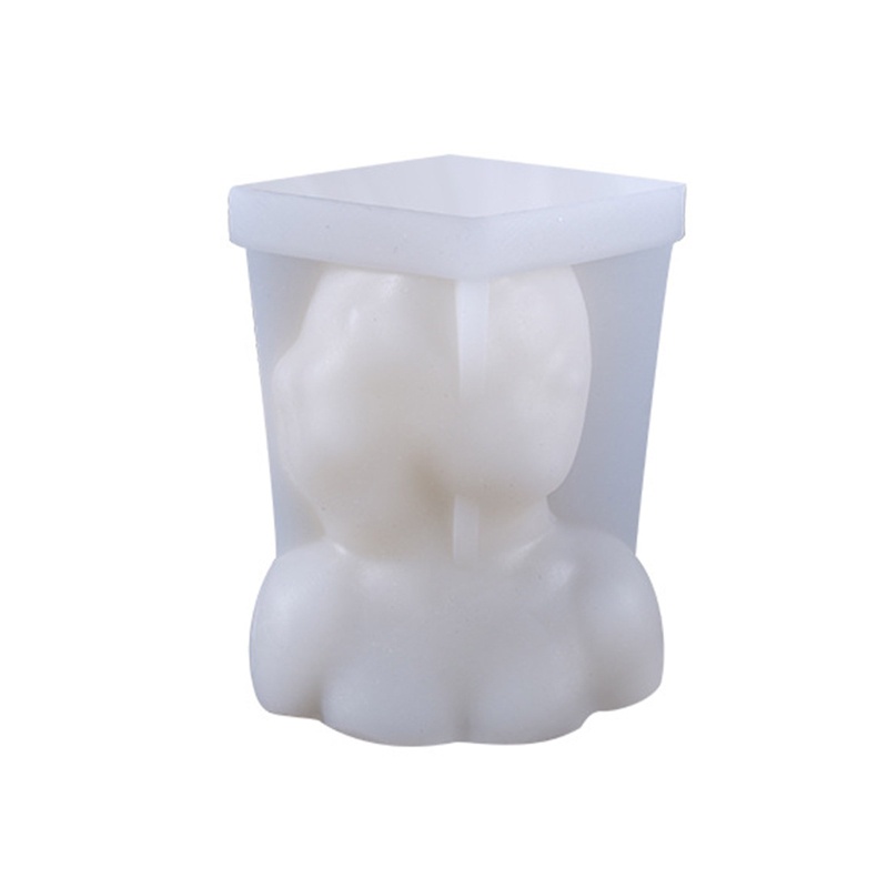 Khuôn silicone tạo hình làm nến hình cô gái UV DIY