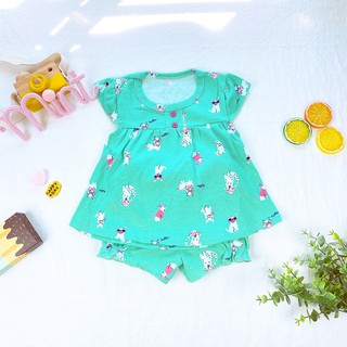 Quần áo set đồ bộ cánh tiên cotton cho bé gái 1 2 3 4 5 tuổi mintscloset mint's closet - s1225