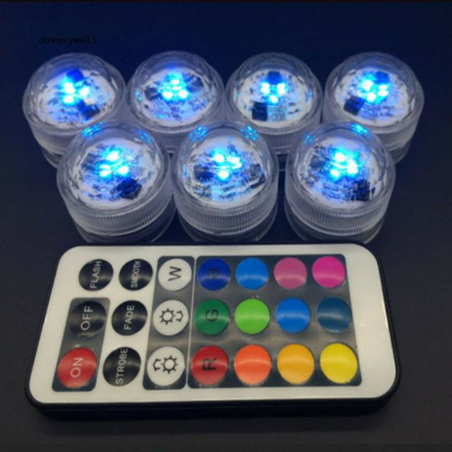 ĐÈN LED CHÌM ĐỦ MÀU BỎ HỒ CÁ CÓ REMOTE ĐIỀU KHIỂN TỪ XA