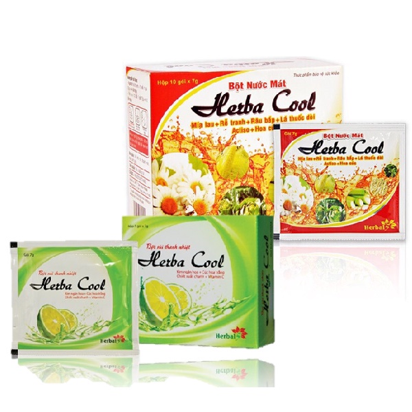 HERBACOOL (HERBA COOL) CHANH- MÍA LAU - BỘT SỦI THANH NHIỆT - GIẢI ĐỘC GAN[CHÍNH HÃNG]
