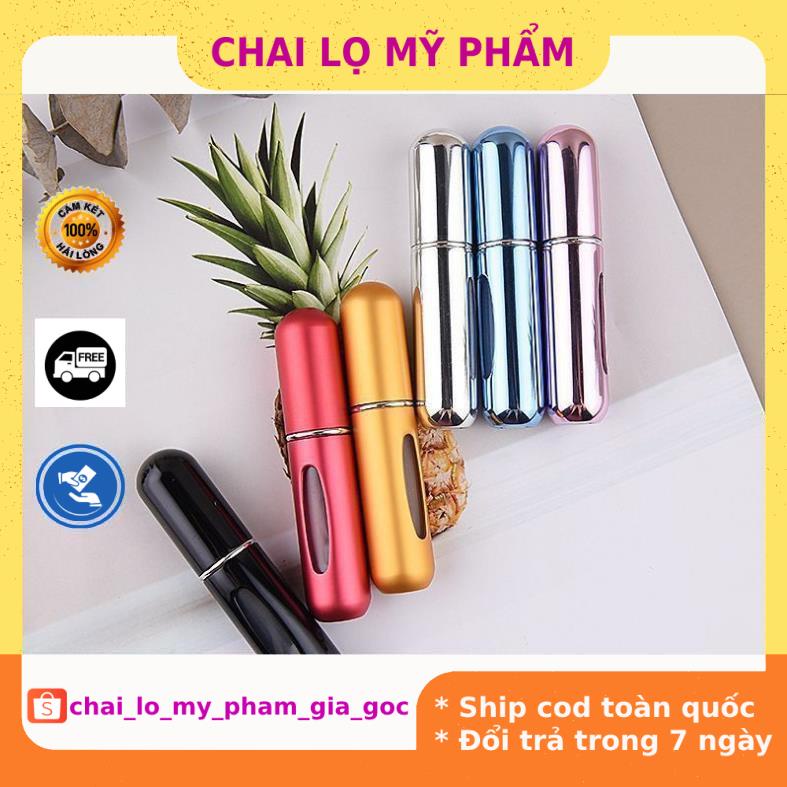 Lọ Chiết Nước Hoa ❤ GIÁ TỐT NHẤT ❤ Chai lọ chiết nước hoa tự động 5ml,8ml đựng dầu thơm, phụ kiện du lịch