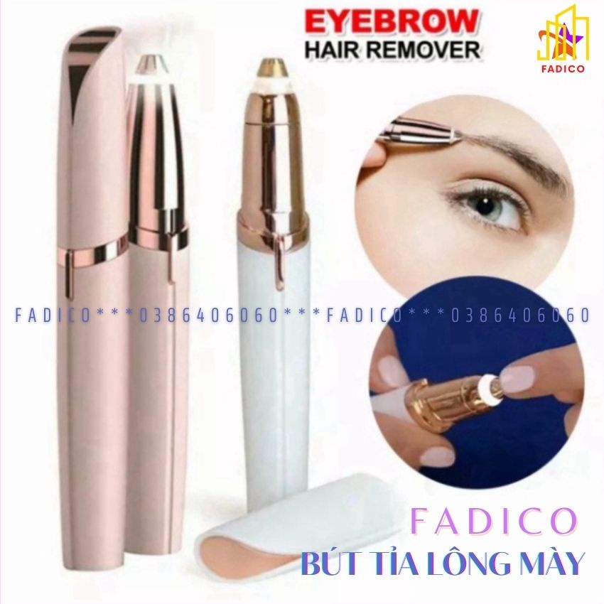 [HCM](Tặng Pin)Bút tỉa lông mày,máy tỉa lông mày FlawLess nhỏ gọn,dùng pin và sạc điện tiện lợi di chuyển-fadico