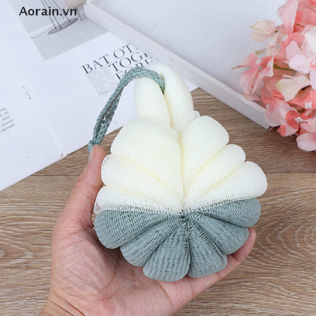 Bông Tắm Sợi nylon Cotton Siêu Mềm Hình Bông Hoa Giúp Tẩy Tế Bào Chết Cho Cơ