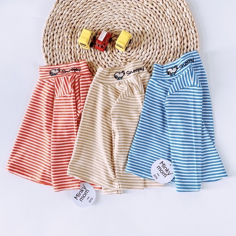 Áo thun lạnh giữ nhiệt cổ 3 phân cho bé trai bé gái