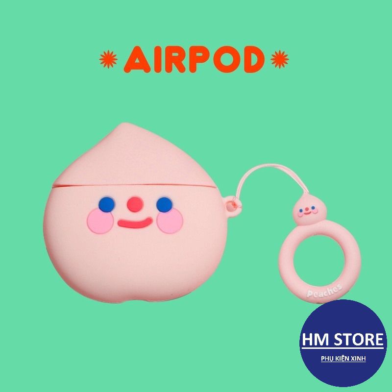 Case Airpod 1 2 Pro Vỏ Ốp Bọc Tai Nghe Airpod Hình Thú Nhiều Mẫu Dễ Thương Chất Liệu Silicon Dẻo