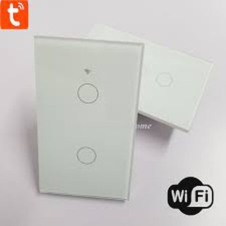Mặt công tắc Tuya 2 nút