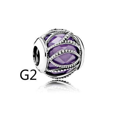 Vòng tay / Vòng tay đính cườm bằng bạc S925 Pan dora Phụ kiện DIY