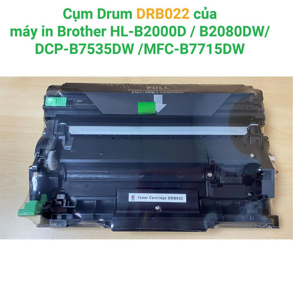 Cụm trống/ drum/ Khay trống cho Brother DCP-B7535dw, HL B2080dw, B2000d, B7715dw/ DR B022)