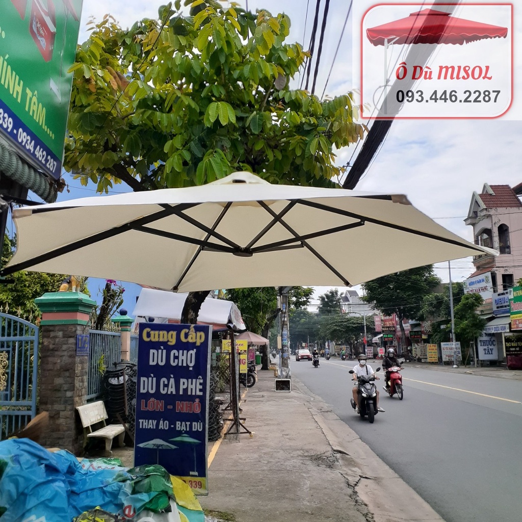 HỎA TỐC SALE LỚN ! DÙ LỆCH TÂM TAI THỎ CỰC ĐẸP KÍCH THƯỚC ĐƯỜNG KÍNH 3M KHÔNG BÁN KÈM ĐẾ