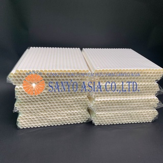 100 Ống hút giấy trắng Phi 6 Cao cấp - OHG.T06