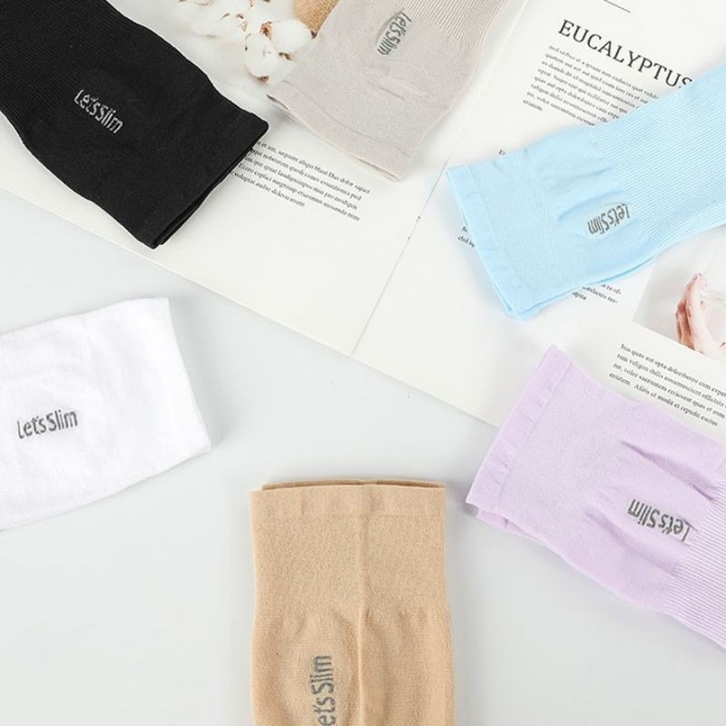 Set bao tay chống nắng,găng tay chống tia uv Lechau cotton co giản,thấm hút,giữ ấm tốt thích hơp mọi thời tiết