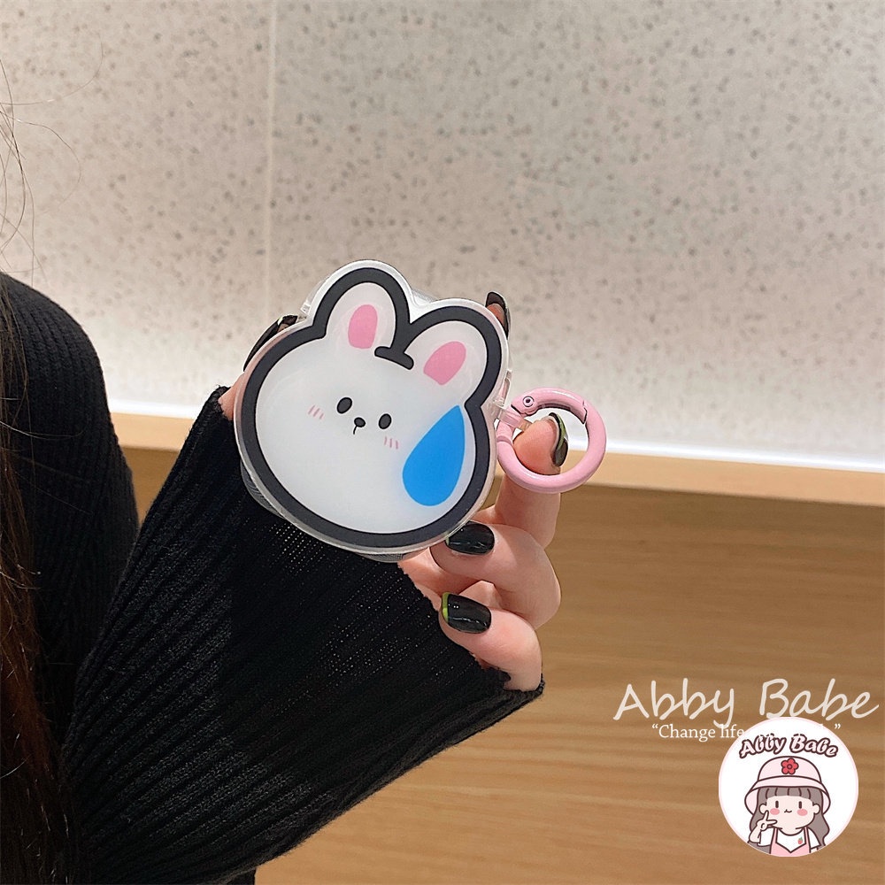 Vỏ Bảo Vệ Hộp Sạc Tai nghe không dây Airpods 1 / 2 / pro Bằng TPU Mềm Trong Suốt Hình Chú Thỏ corgi Dễ Thương