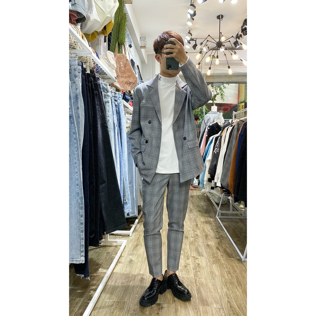 Bộ Blazer Kẻ Phong Cách Hàn Quốc - Play Boys | BigBuy360 - bigbuy360.vn