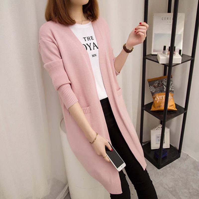 Áo Khoác Len  Choàng Cardigan dáng dài Tay dài | Smide Clothing