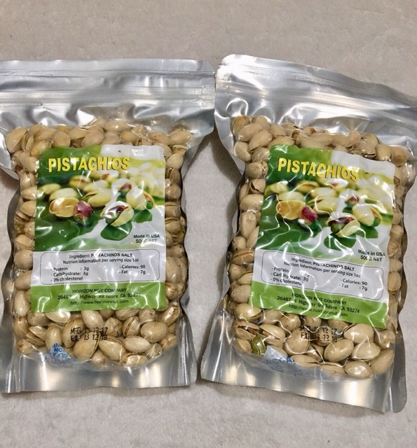 Hạt dẻ cười Mỹ không tẩy trắng gói 500g