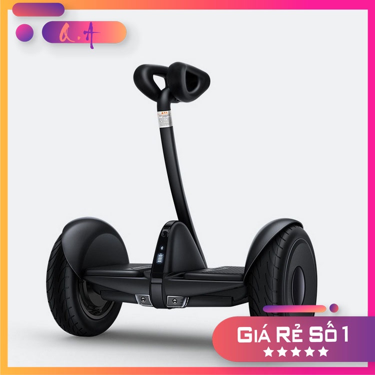 [Ảnh Thật] Xe Điện Cân Bằng 10 inch Mini Scooter  Kết nối Bluetooth ☣️Chế độ đèn LED thông minh chuyển hướng đổi màu