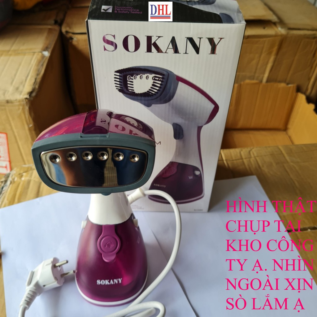  Bàn là bàn ủi hơi nước cầm tay SOKANY AJ-2205 công suất 1200W, mẫu mới 2021 chính hãng