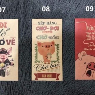 Sỉ 500 lì xì kèm bao đựng