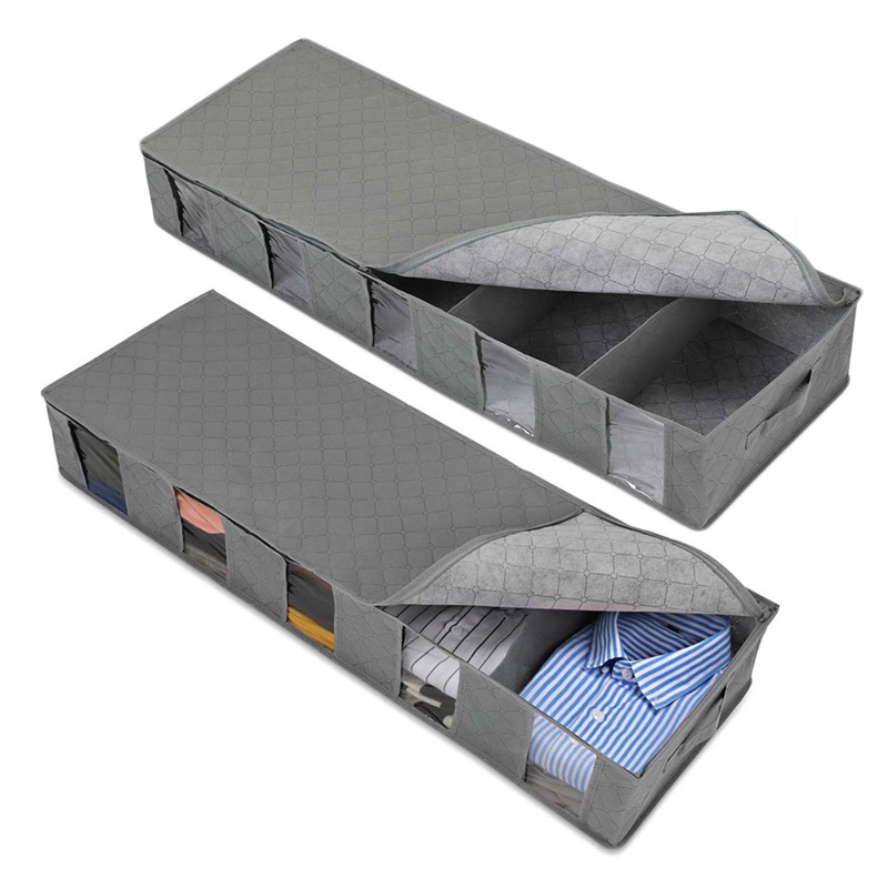 Túi Đựng Đồ Chơi / Chăn Mền / Quần Áo Cửa Sổ 5 Ngăn Trong Suốt Có Thể Điều Chỉnh Kích Thước