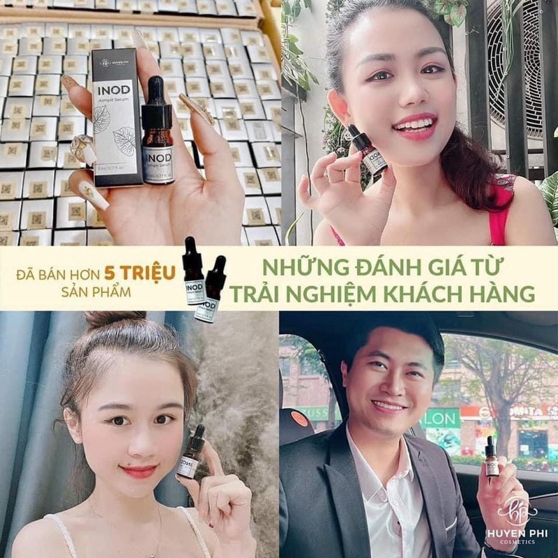 Serum Hôi Nách INOD Huyền Phi 5ml giảm hôi nách, hôi chân và sáng da