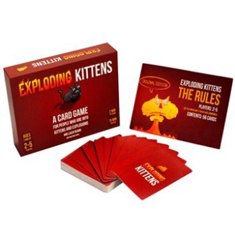 Bài Mèo Nổ - Exploding Kittens (hộp đỏ) board game Asam