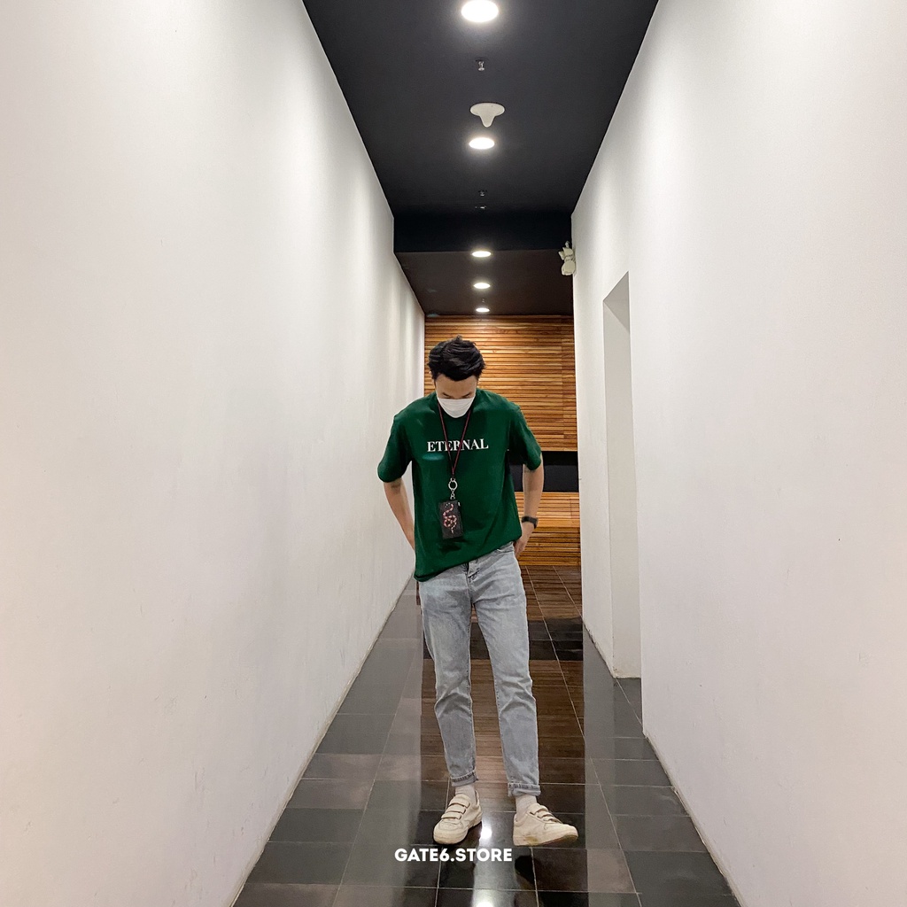 Áo thun Nam Nữ cổ tròn Eternal Label, phông ngắn tay Unisex premium 100% cotton co giãn regular fit - GATE6 - #G0028