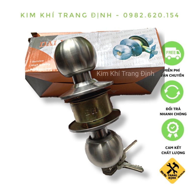 Khóa Tay Nắm Tròn Inox 304