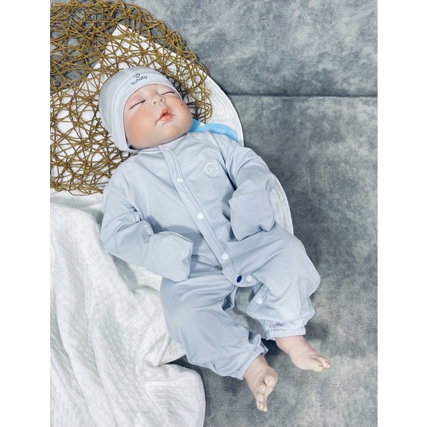 Bu baby - Body dài cài thẳng 2in1 BB007