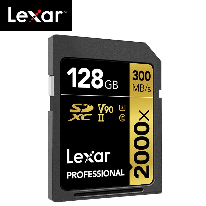 Thẻ Nhớ Lexar 300MB / s 64GB 32GB 128GB 2000x SDXC UHS-II U3 3D 4K DSLR