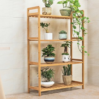 Kệ Gỗ Lắp Ghép Cao Cấp Để Chậu Hoa Cây Cảnh, Kệ Gỗ Tre Để Đồ Đa Năng